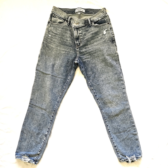 Abercrombie & Fitch Curve Love Super Skinny Ankle High Rise Jeans 29 Short - Picture 4 of 6